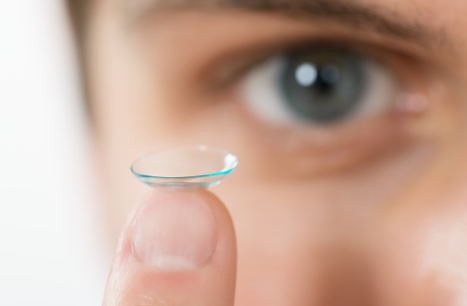 invisible contact lens