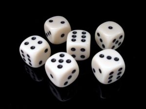 white dice
